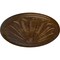 Ekena Millwork Brontes Ceiling Medallion (Fits Canopies up to 3 5/8"), 25 1/2"OD x 5 1/2"P, Root Beer Crackle CM25BRRBC - alternate 3